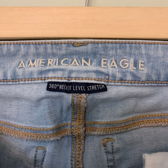 American Eagle — 360 next level stretch size 4 skinny jeggings - Picture 3 of 5